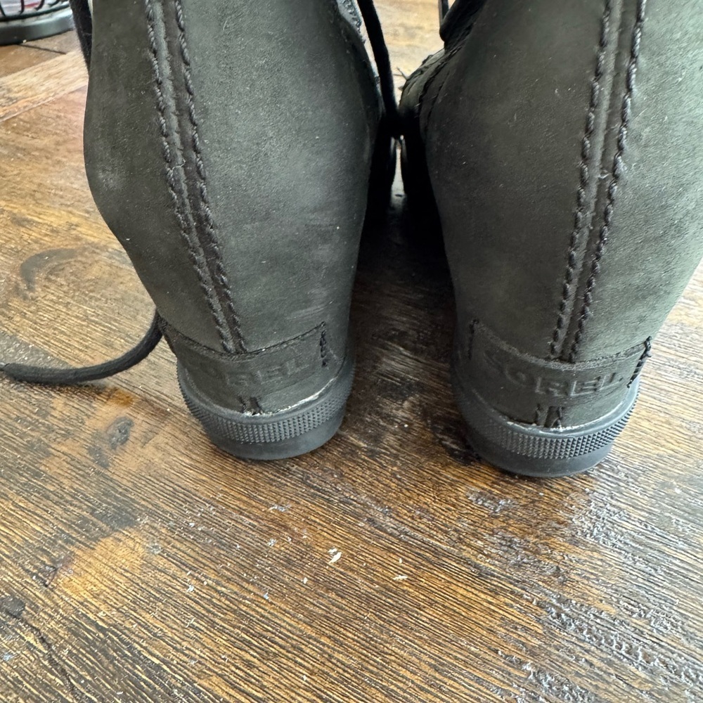 Sorel Women's Gray Boots size 6 Joan of arch wedge II - Picture 8 of 8